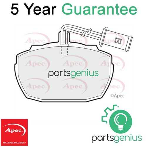 Brake pads set front apec - apec, fits