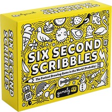 Six Second Scribbles Drawing Game – Family Party Game, Ages 8+, Fast Fun