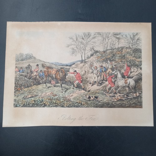Antique henry alken - henry, "bolting