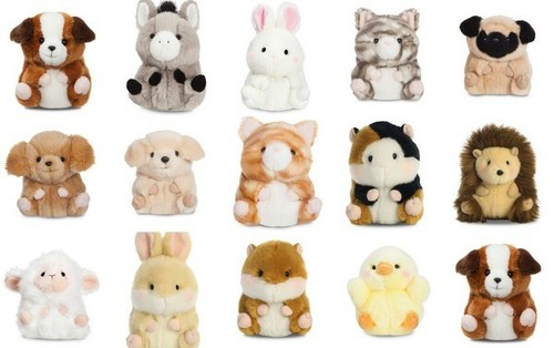 Aurora rolly pets soft toys - aurora,