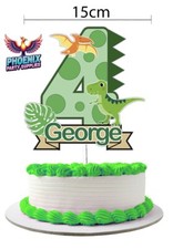PERSONALISED 2D DINOSAUR CAKE
