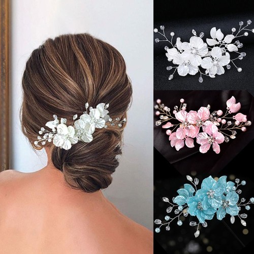 Beautiful bridal hair clips - bridal,