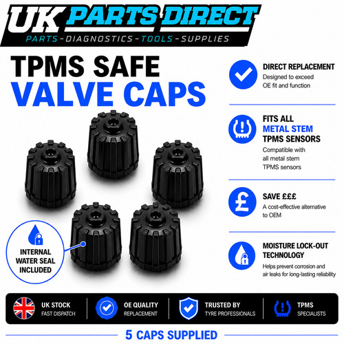 Tpms safe tyre valve caps - safe,