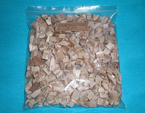 Hazel wood chips - bag, for