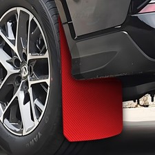 UK Stock Red Mud Flaps For