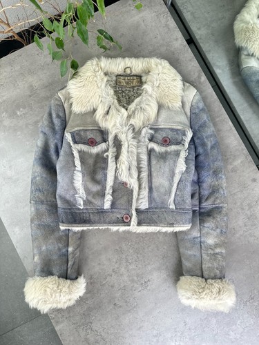 Vintage sheepskin jacket - vintage,