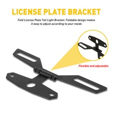 Motorcycle License Plate Bracket 1PCS Plate Tail Light Holder for Dirt Bike ATV