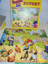 Vintage Jigsaw 80 Piece Rupert