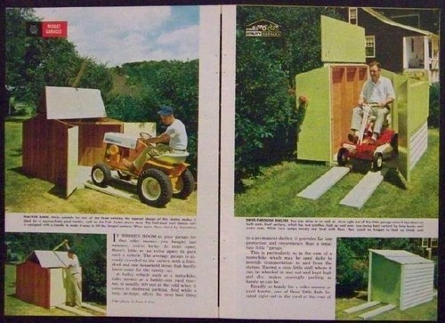 Mini garage utility shed - garage,