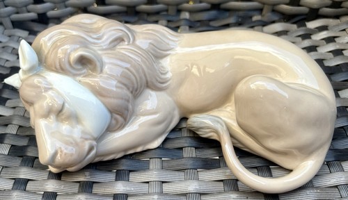 Lladro 5022 painful lion - lladro,