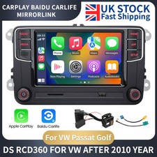 DS RCD360 187B Carplay Bluetooth touch screen For After 2010 VW Car Radio Stereo