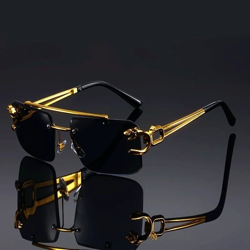 Vintage luxury gold rimless - vintage,