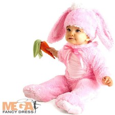 The Cutest Pink Rabbit Baby Fancy Dress Easter Bunny Costume Child Kids 0-18 M