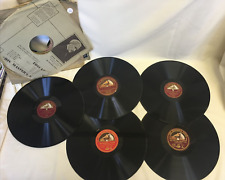5 x 12" 78 RPM Record Collection His Masters Voice