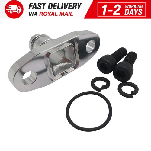 Billet turbo oil drain - billet,
