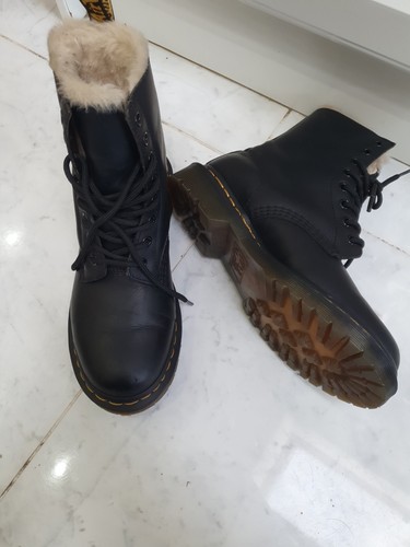 Martens black serena boots - black,