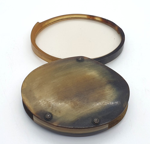 Victorian cow horn folding - cow,