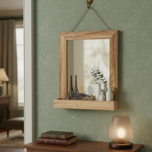 Rustic wooden frame wall - rustic,