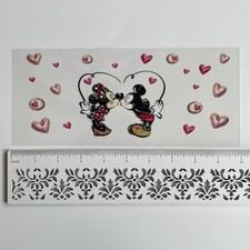 Mickey Mouse Love Themed UV DTF Transfer Sticker Cup Wrap DIY Cups