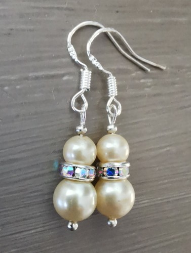 Vintage rosita pearl earrings - vintage,