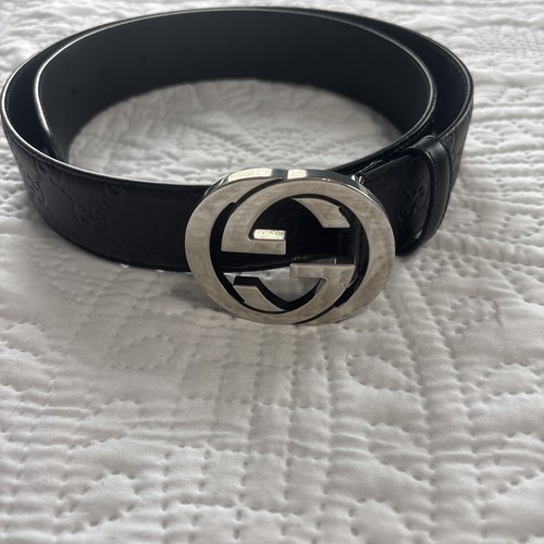 Gucci imprime monogram belt - gucci,
