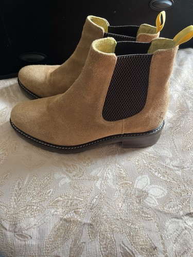 Joules ladies suede brown - joules,