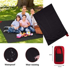 Waterproof Picnic Blankets Outdoor Pocket Beach Mat Camping Travel Sand Free Rug