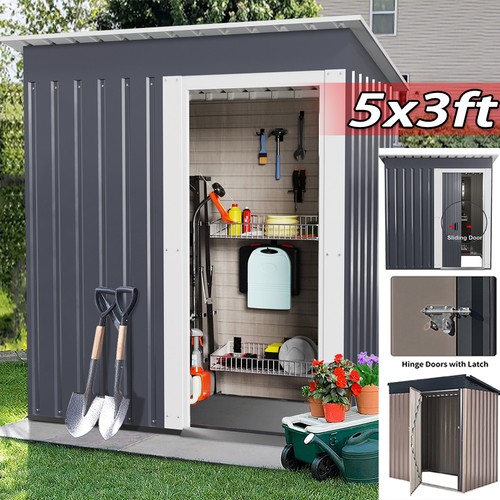 3ft garden shed - shed, galvanised
