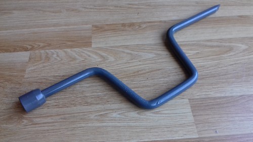 Vintage wheel brace lug - vintage, wrench