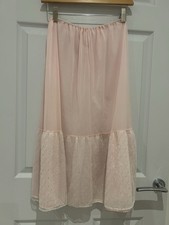Ladies Pink Layered Half Slip