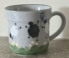 1 Highland Stoneware hand painted sheep mug 150ml small mugs 