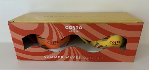 Costa coffee mugs summer - summer, waves