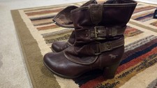 Two pairs of Mustang Ankle boots, size 4, good used condition
