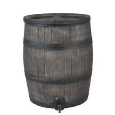 140L Water Butt Barrel - Oak Effect - FREE UK P&P