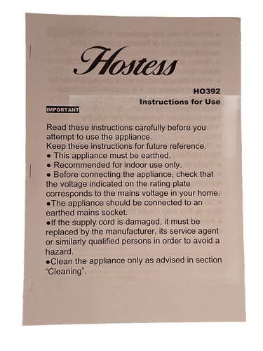 Philips hostess ho392 tabletop - ho392,