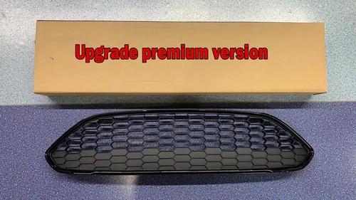 Black honeycomb front bumper - honeycomb,