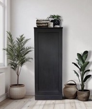 Antique Black Painted Mahogany
