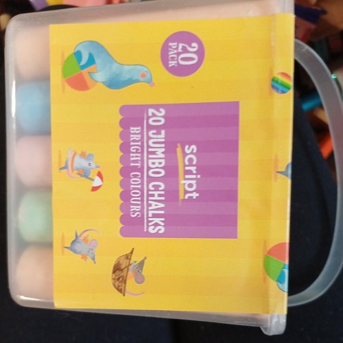 Pavement chalk jumbo assorted - jumbo,