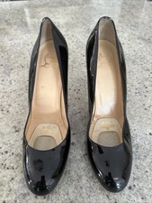 Christian Louboutin Women's Leather High Heels, Black, EU 41 / UK 7