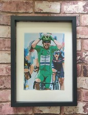 Mark cavendish Green Jersey Tour De France Pop Art Tribute