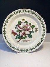 PORTMEIRION BOTANIC GARDEN DINNER PLATE - Asiatic Magnolia - imperfect. 