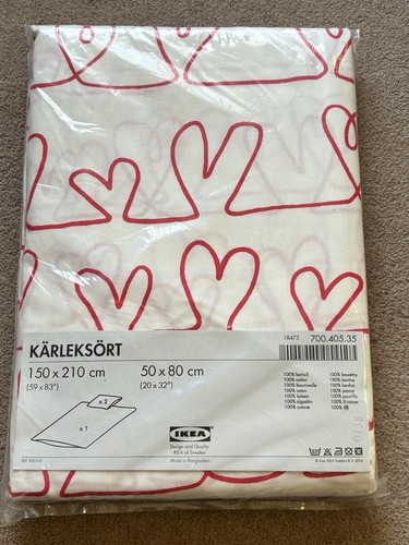 New ikea karleksort - red, white