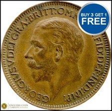 FARTHING CHOICE OF YEAR / DATE 1911 TO 1936 GEORGE V 