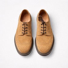 trickers tan suede bourton