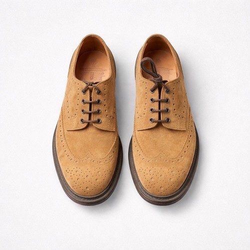 Trickers tan suede bourton - suede,