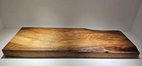 Solid oak live edge slab - live,