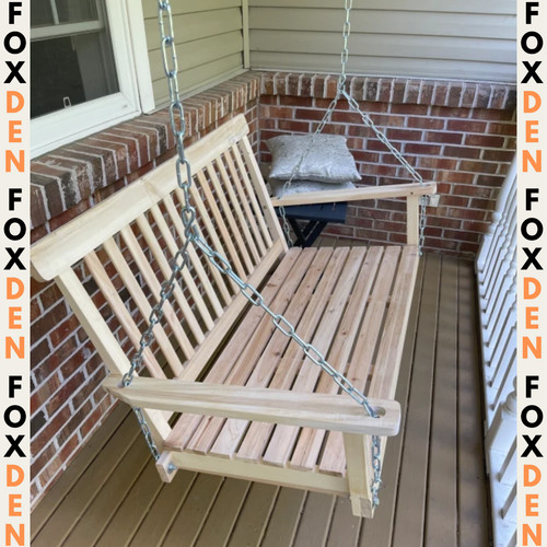 Seater wooden swing - 2,