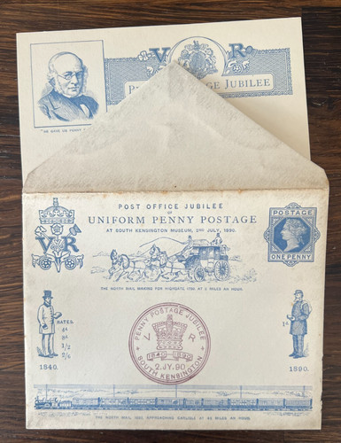 1890 cover post office - qv,