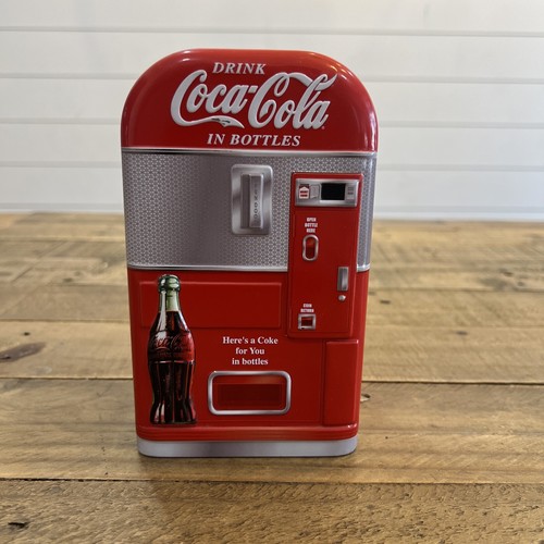 Coca cola vending machine tin - machine,
