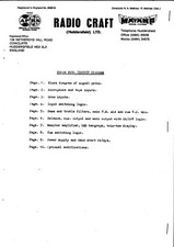 RARE MATAMP Super Nova Mixer Circuit Diagrams